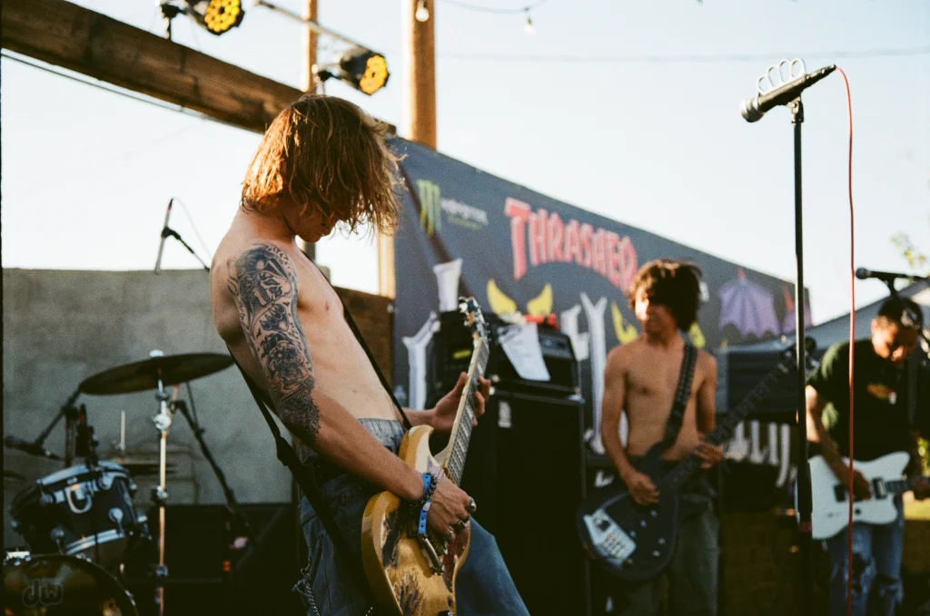 XCOMM playing live outdoors